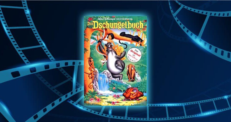 Filmplakat von Walt Disney's "Das Dschungelbuch"