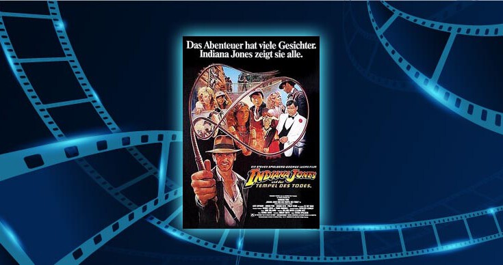 Filmplakat Indiana Jones und der Tempel des Todes