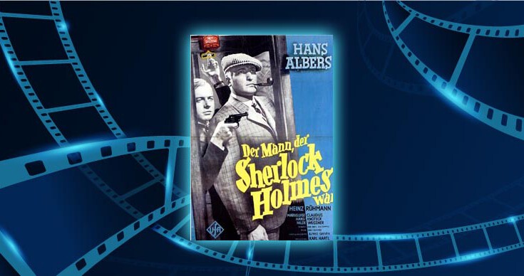 Filmplakat Der Mann, der Sherlock Holmes war