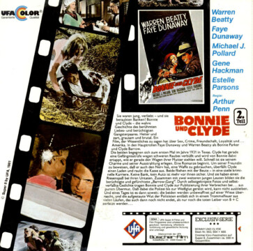 Super 8-Cover Bonnie und Clyde Teil 2 (Rückseite)