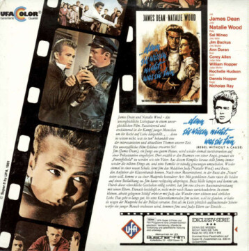 Super 8-Cover Denn sie wissen nicht, was sie tun Teil 1 (Rückseite) Super 8-Cover Denn sie wissen nicht, was sie tun Teil 1 (Rückseite)