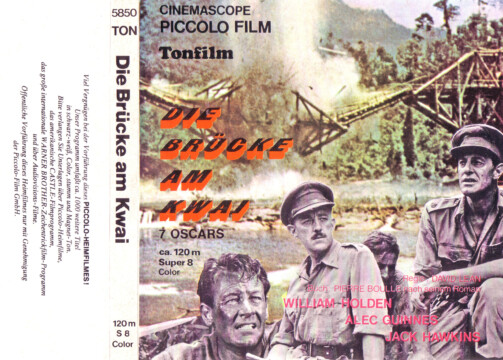 Super 8-Cover Die Brücke am Kwai (Front) Super 8-Cover Die Brücke am Kwai (Front)