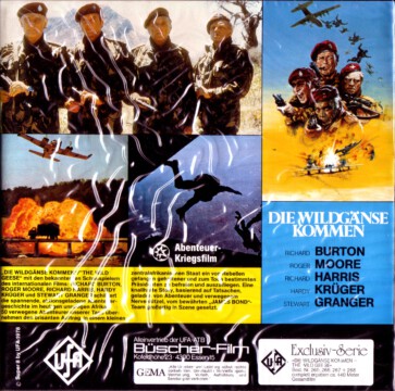 Super 8-Cover Die Wildgänse kommen Teil 1 (Rückseite) Super 8-Cover Die Wildgänse kommen Teil 1 (Rückseite)