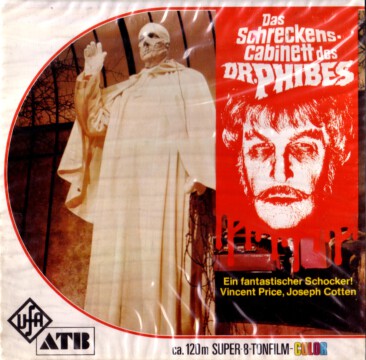 Super 8-Cover Das Schreckenskabinett des Dr. Phibes Teil 1 (Front) Super 8-Cover Das Schreckenskabinett des Dr. Phibes Teil 1 (Front)