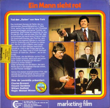 Super 8-Cover Ein Mann sieht rot Teil 1 (Rückseite) Super 8-Cover Ein Mann sieht rot Teil 1 (Rückseite)