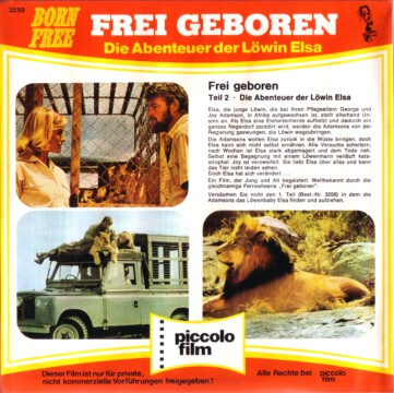 Super 8-Cover Frei geboren Teil 1 (Rückseite) Super 8-Cover Frei geboren Teil 1 (Rückseite)
