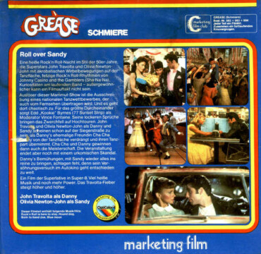 Super 8-Cover Grease Teil 2 (Rückseite) Super 8-Cover Grease Teil 2 (Rückseite)