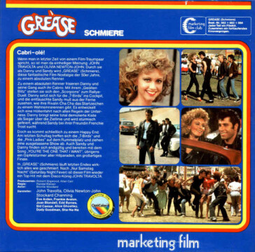 Super 8-Cover Grease Teil 3 (Rückseite) Super 8-Cover Grease Teil 3 (Rückseite)