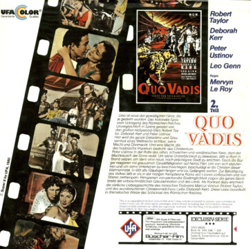 Super 8-Cover Quo vadis Teil 2 (Rückseite) Super 8-Cover Quo vadis Teil 2 (Rückseite)