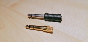 Nützliche Helferlein: Adapter 6,3mm Klinke Stereo-Stecker auf 3,5mm Klinke Stereo-Buchse