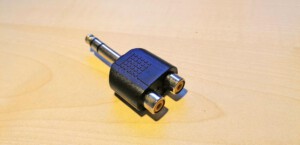 Nützliche Helferlein: Adapter 6,3mm Klinke Stereo-Stecker auf 2x Cinch-Buchse