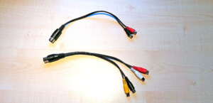 Nützliche Helferlein: Y-Kabel 5pol DIN-Stecker auf 2 bzw. 4 Cinch-Buchsen